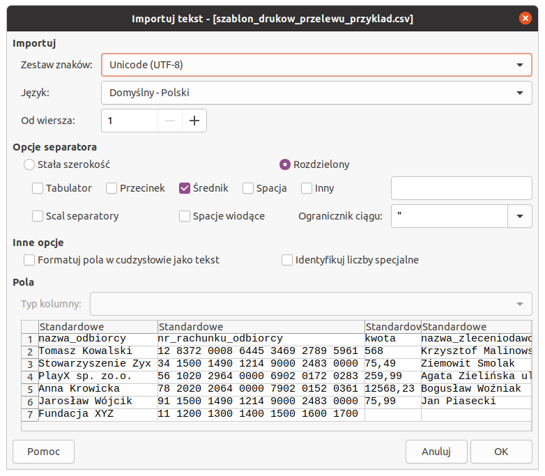 Kreator dokumentów: umowy, pisma, druki - 